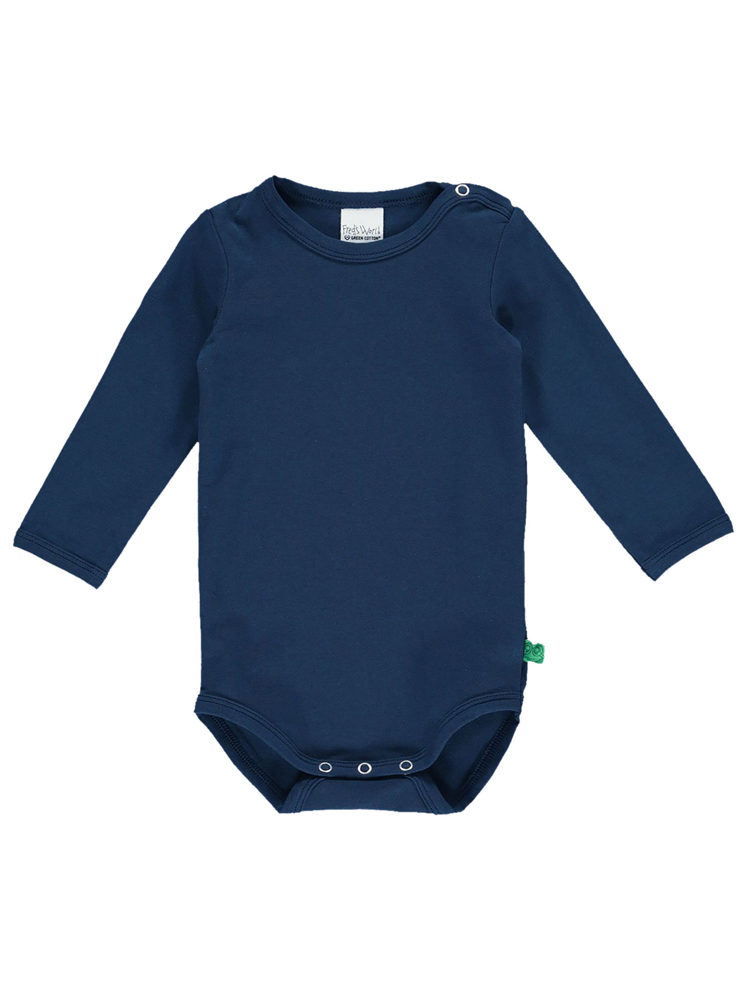 Fred's World by GREEN COTTON Rompertje/body in Blauw