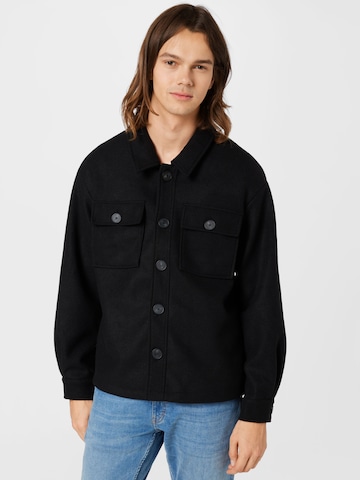 ABOUT YOU Between-Season Jacket 'Kai' in Black: front