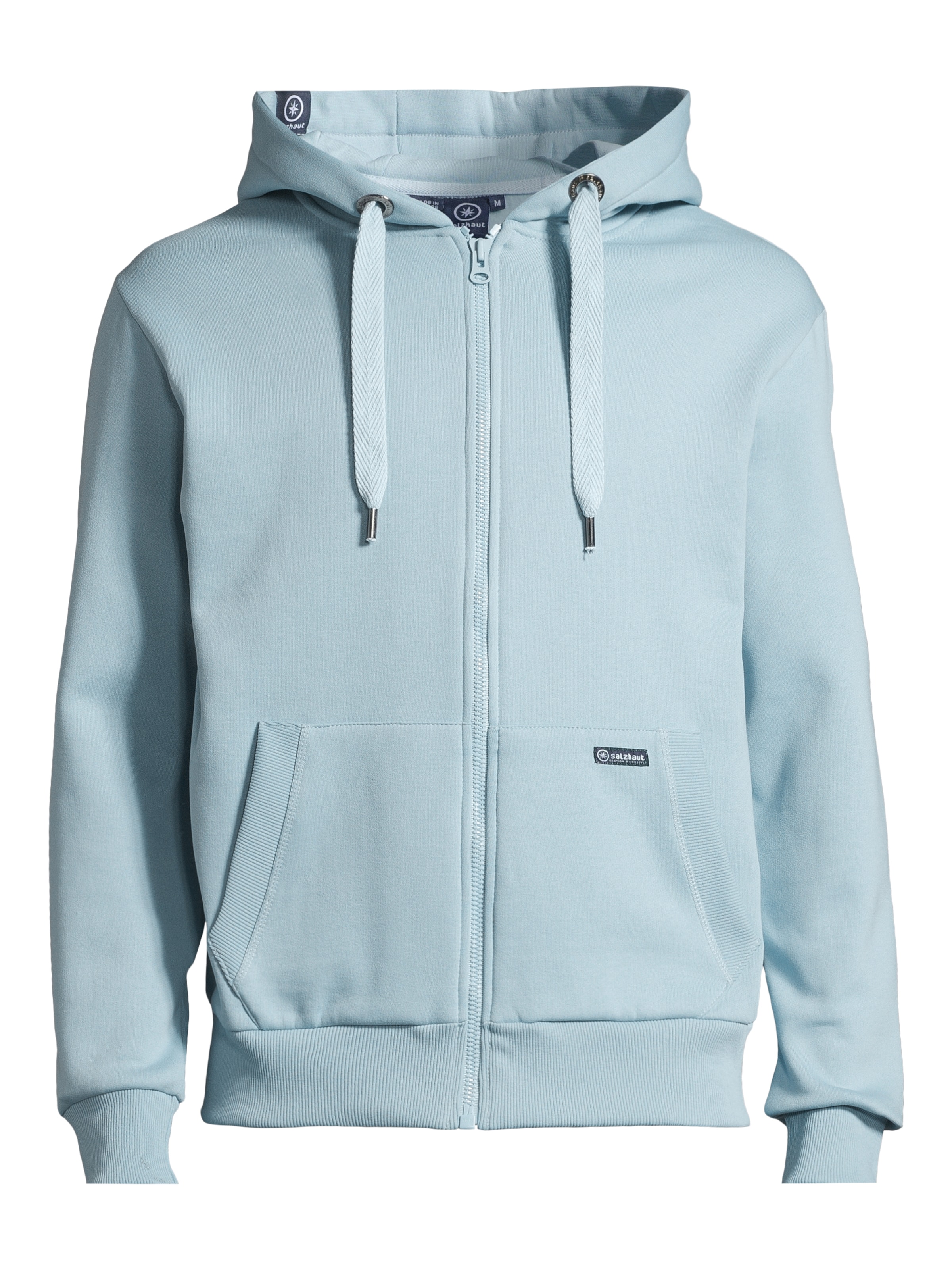 salzhaut Sweatvest 'Breker' in Blauw: voorkant