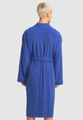 Carlo Colucci Long Bathrobe in Blue