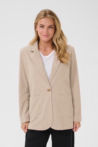 Blazer 'Kanna' Cream en beige : devant