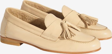Desa Mocassins 'Slip-Ons' in Beige: voorkant