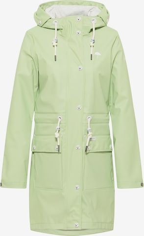 Schmuddelwedda Raincoat in Green: front