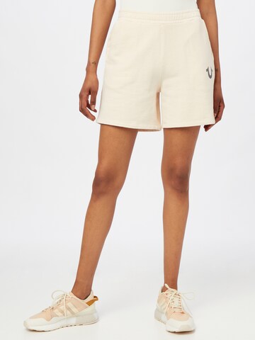 True Religion Regular Shorts 'PALE' in Pink: predná strana