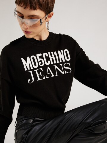 Moschino Jeans Kampsun, värv must