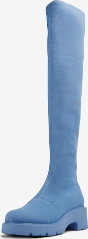 CAMPER Over the Knee Boots 'Milah' in Blue: front