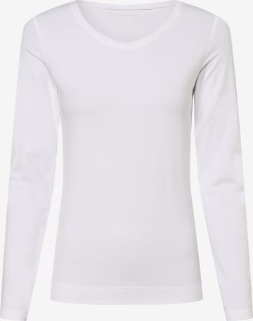 T-shirt Marie Lund en blanc : devant