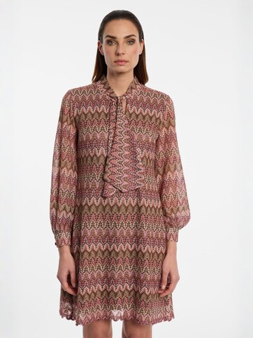 Ana Alcazar Kleid 'Eopathis' in Braun: Vorderseite