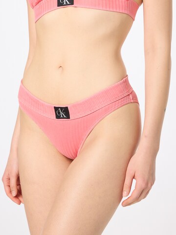 Calvin Klein Swimwear - Braga de bikini en naranja: frente