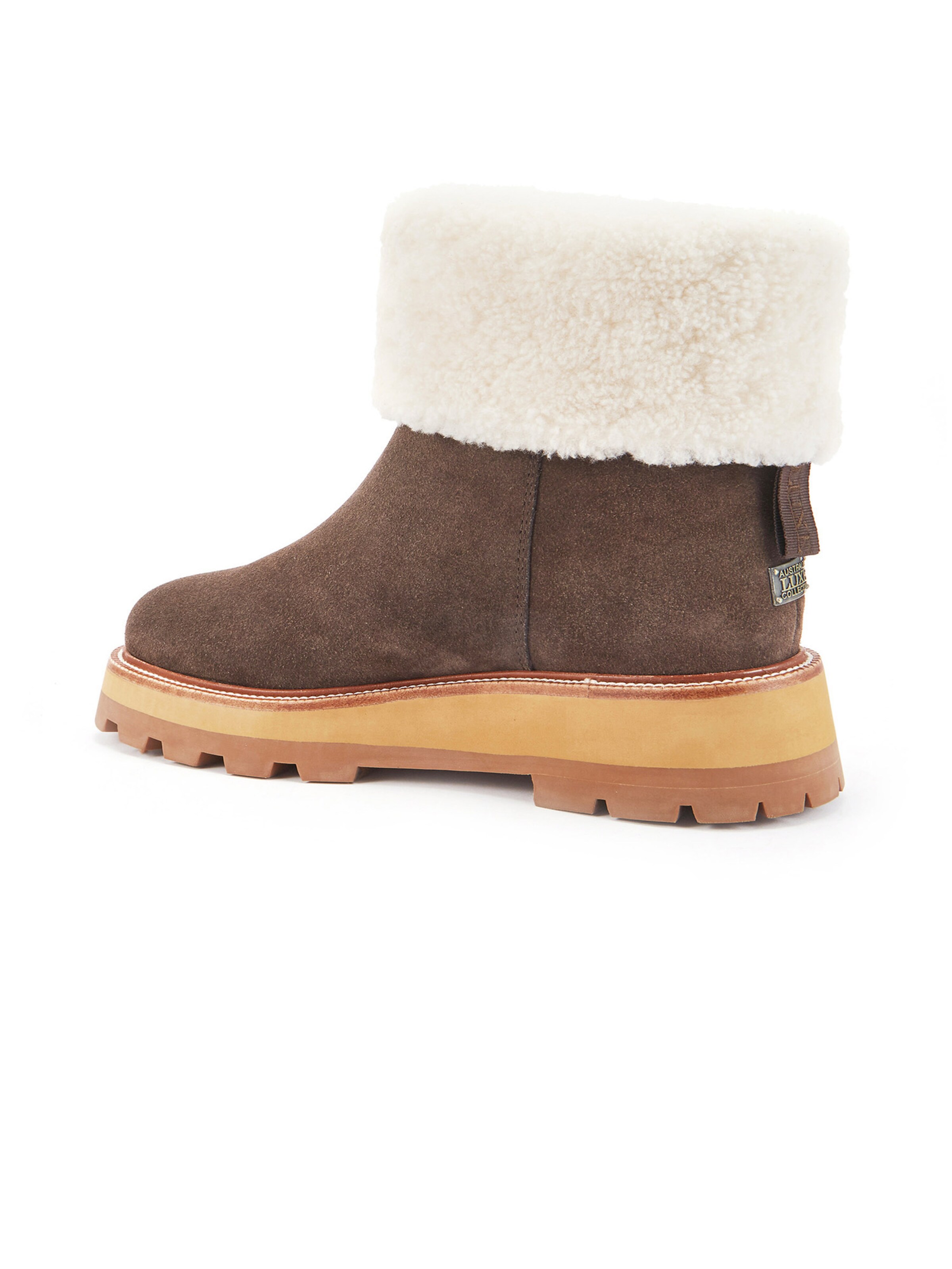 Bottines Australia Luxe Collective en marron : derrière