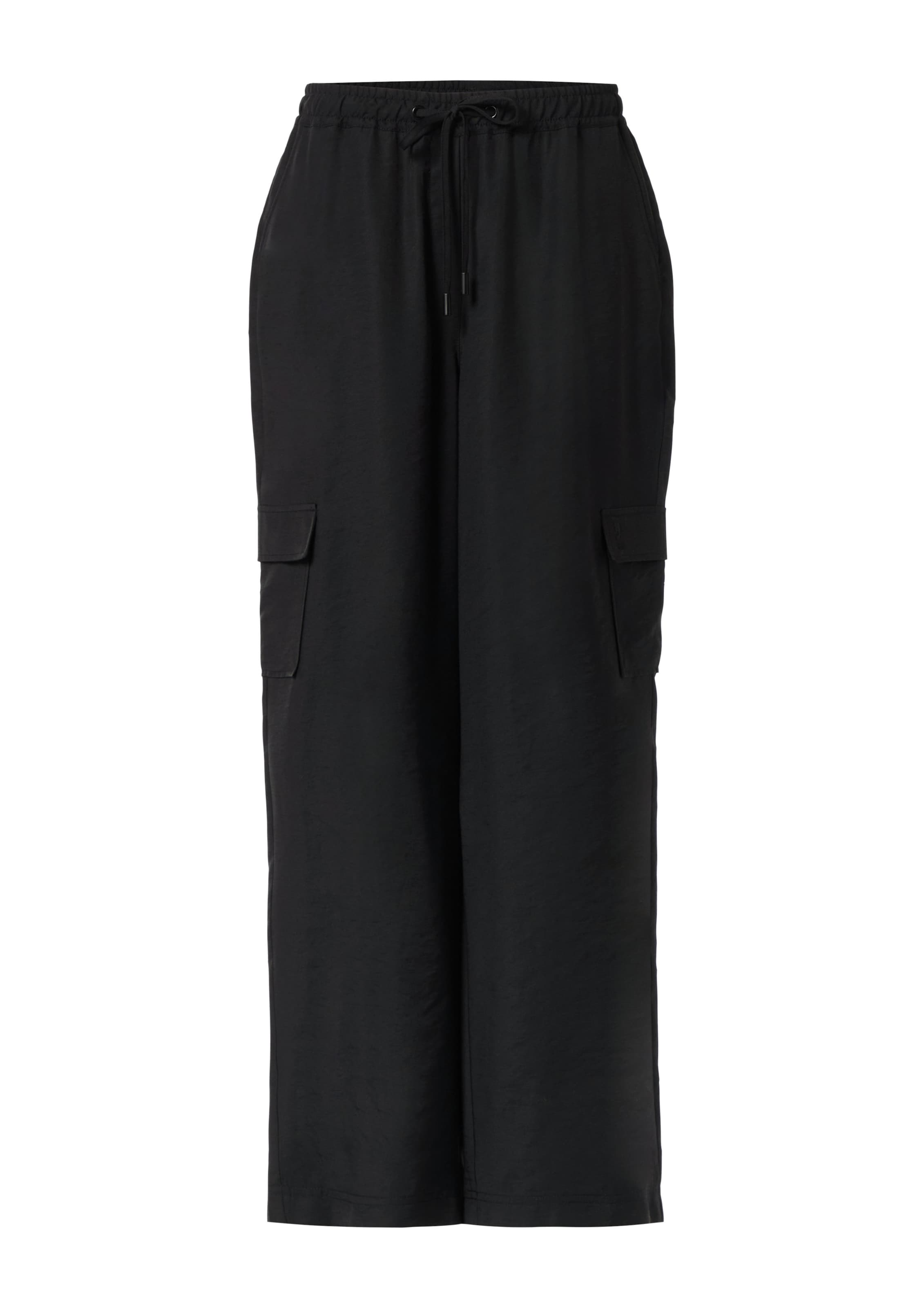 Regular Pantalon COMMA en noir : devant