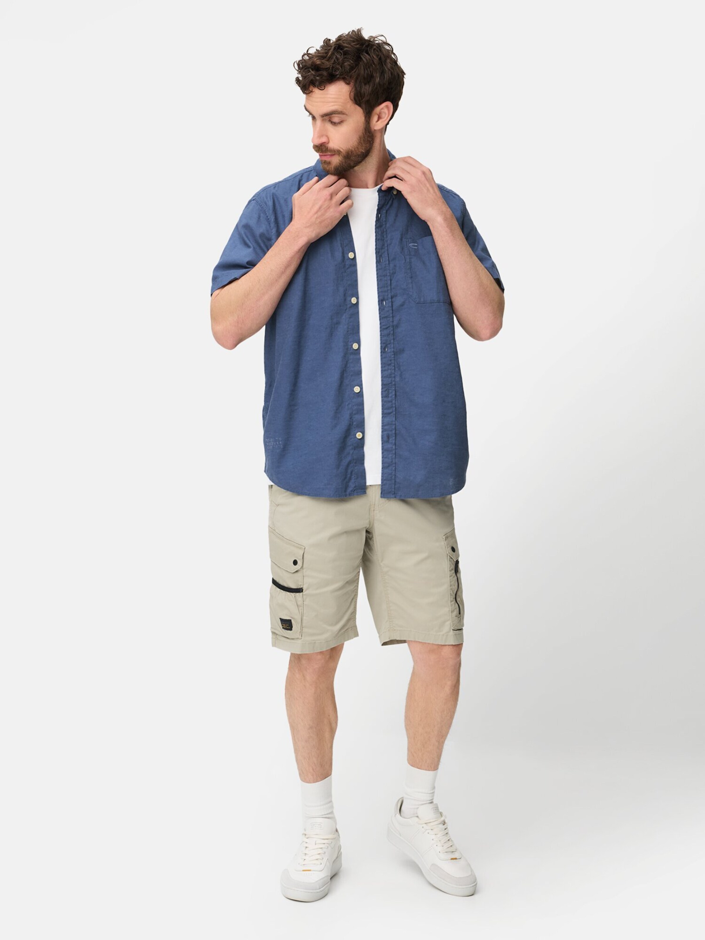 CAMEL ACTIVE Regular fit Button Up Shirt in Blue