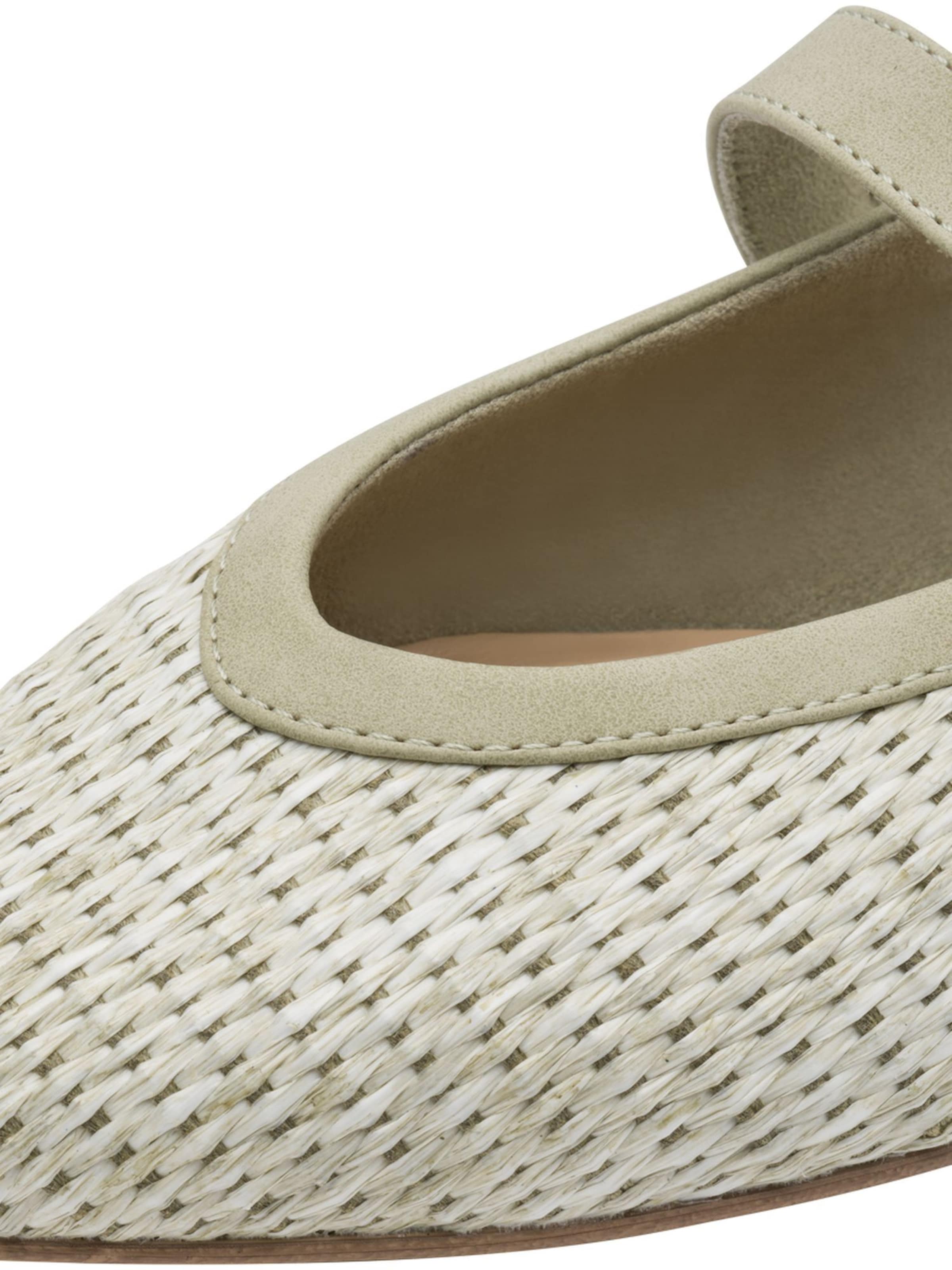 Ballerines à lanières MARCO TOZZI en vert