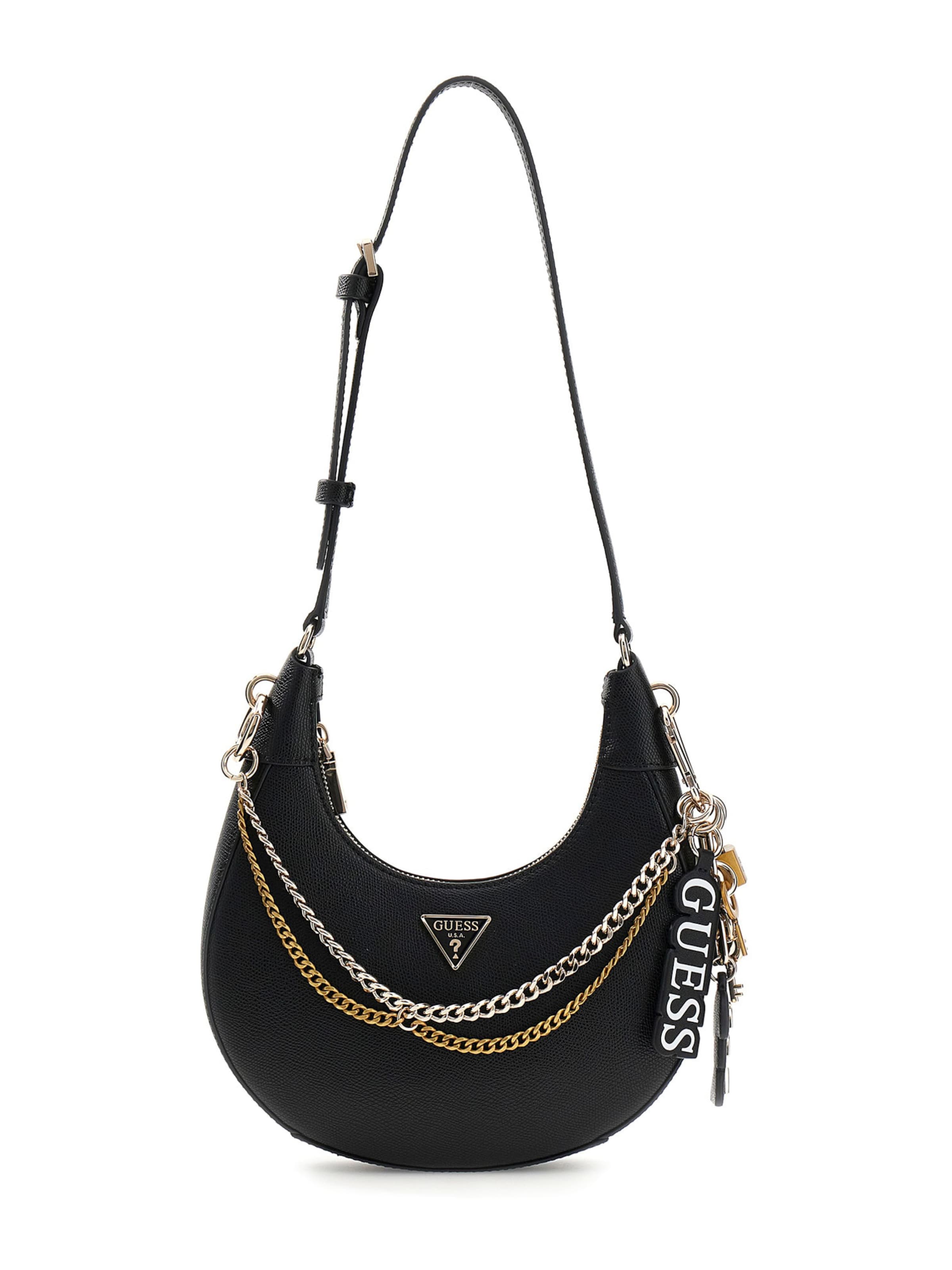 GUESS Shoulder Bag 'Davina' in Black: front