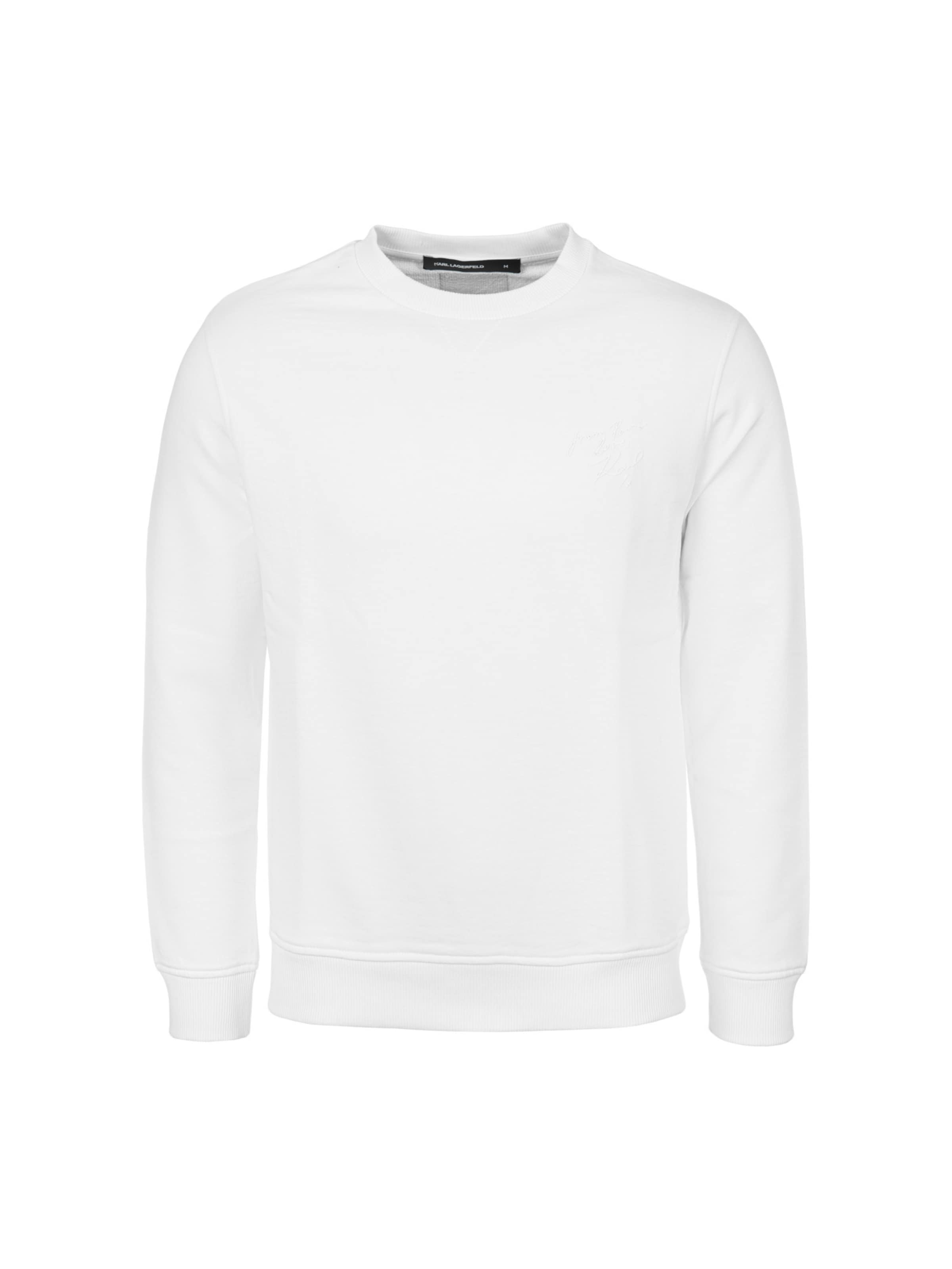 Karl Lagerfeld Sweatshirt in Wit: voorkant
