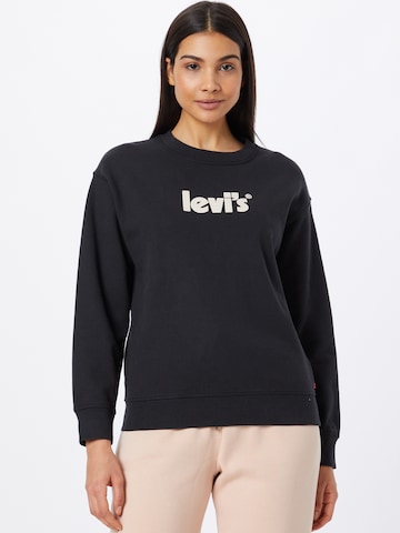 Sweat-shirt 'Graphic Standard' LEVI'S ® en noir : devant