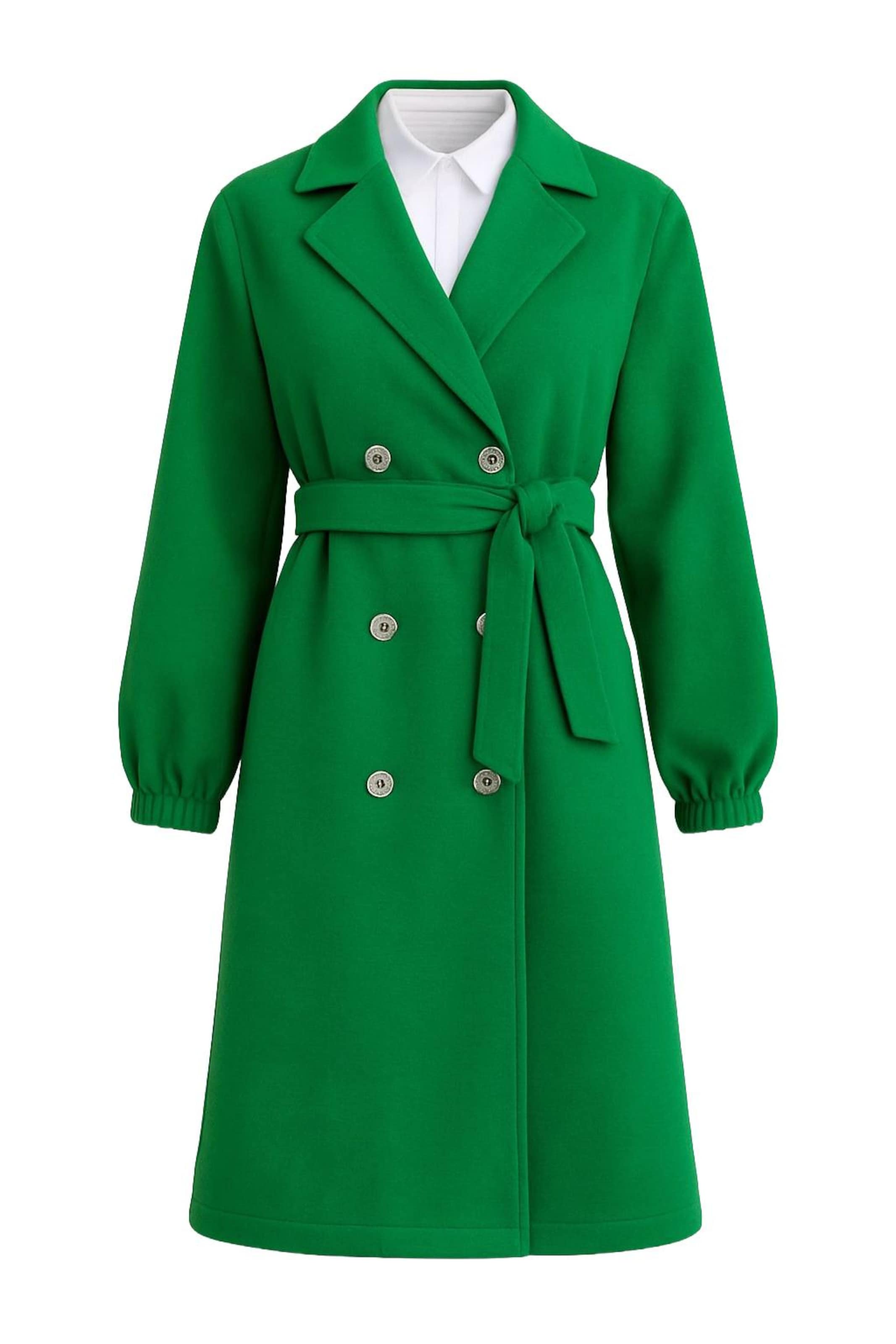 MODAMIHRAM Mantel in dunkelgrün, Produktansicht