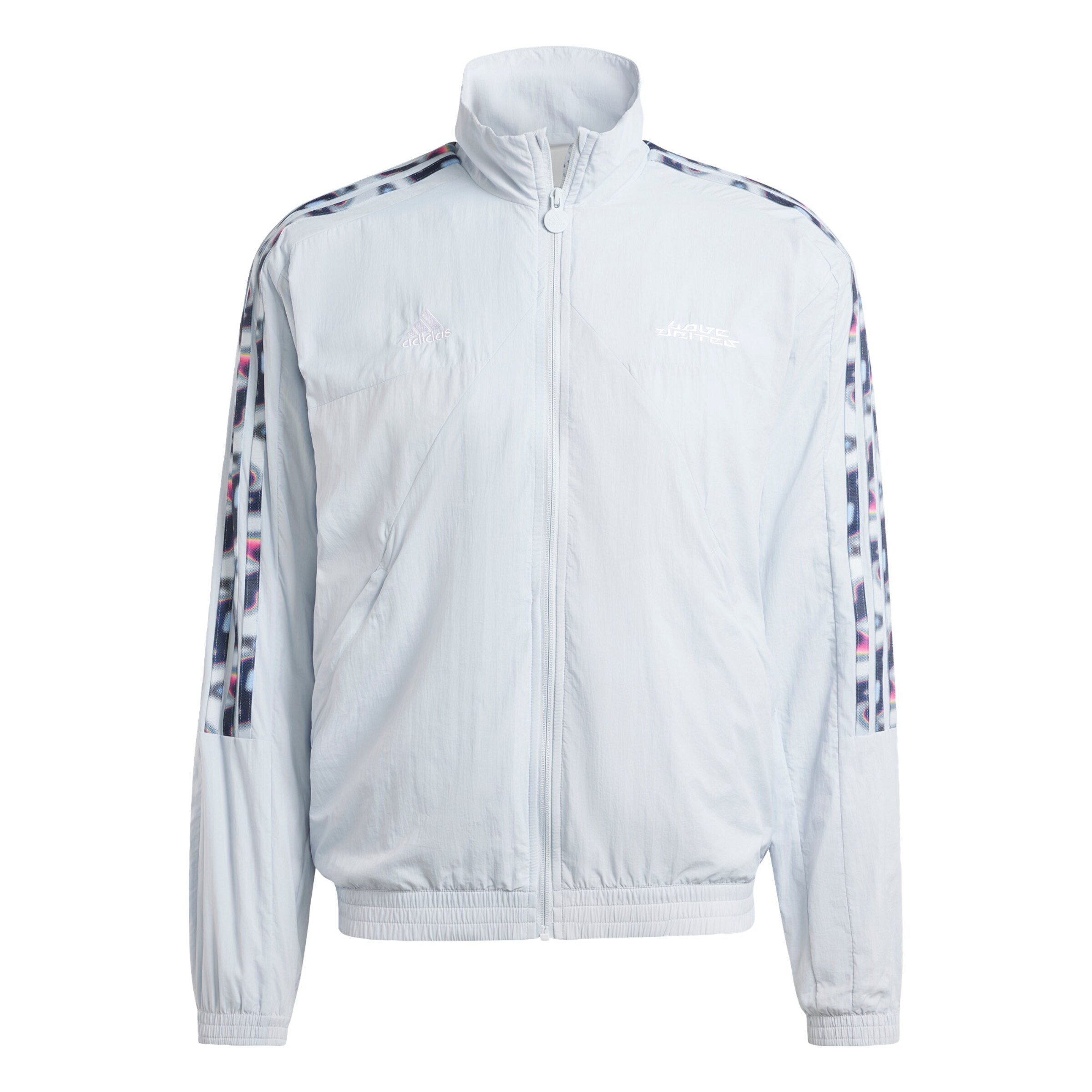 ADIDAS SPORTSWEAR Sports jacket 'Pride Tiro' in Blue: front
