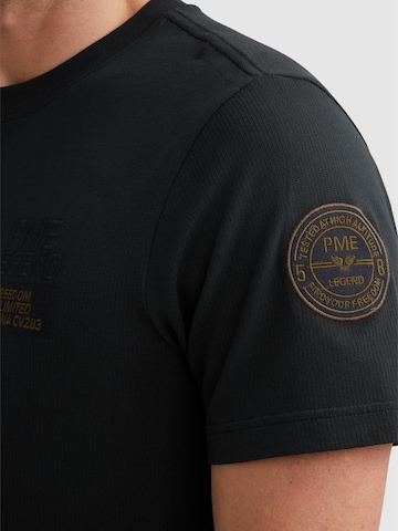 PME Legend Bluser & t-shirts 'PME LEGEND - T-shirt in jersey with multiple badges' i blå