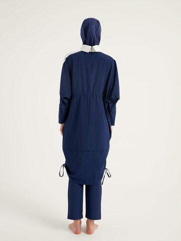 MARINA High neck Swimsuit Dress 'M2521-2' in Blue