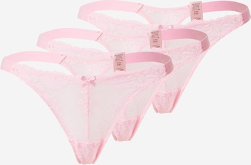 String 'FRAN' Boux Avenue en rose : devant