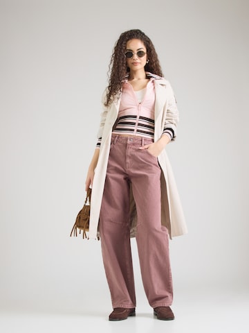 TOPSHOP Barrel Džínsy - Fialová