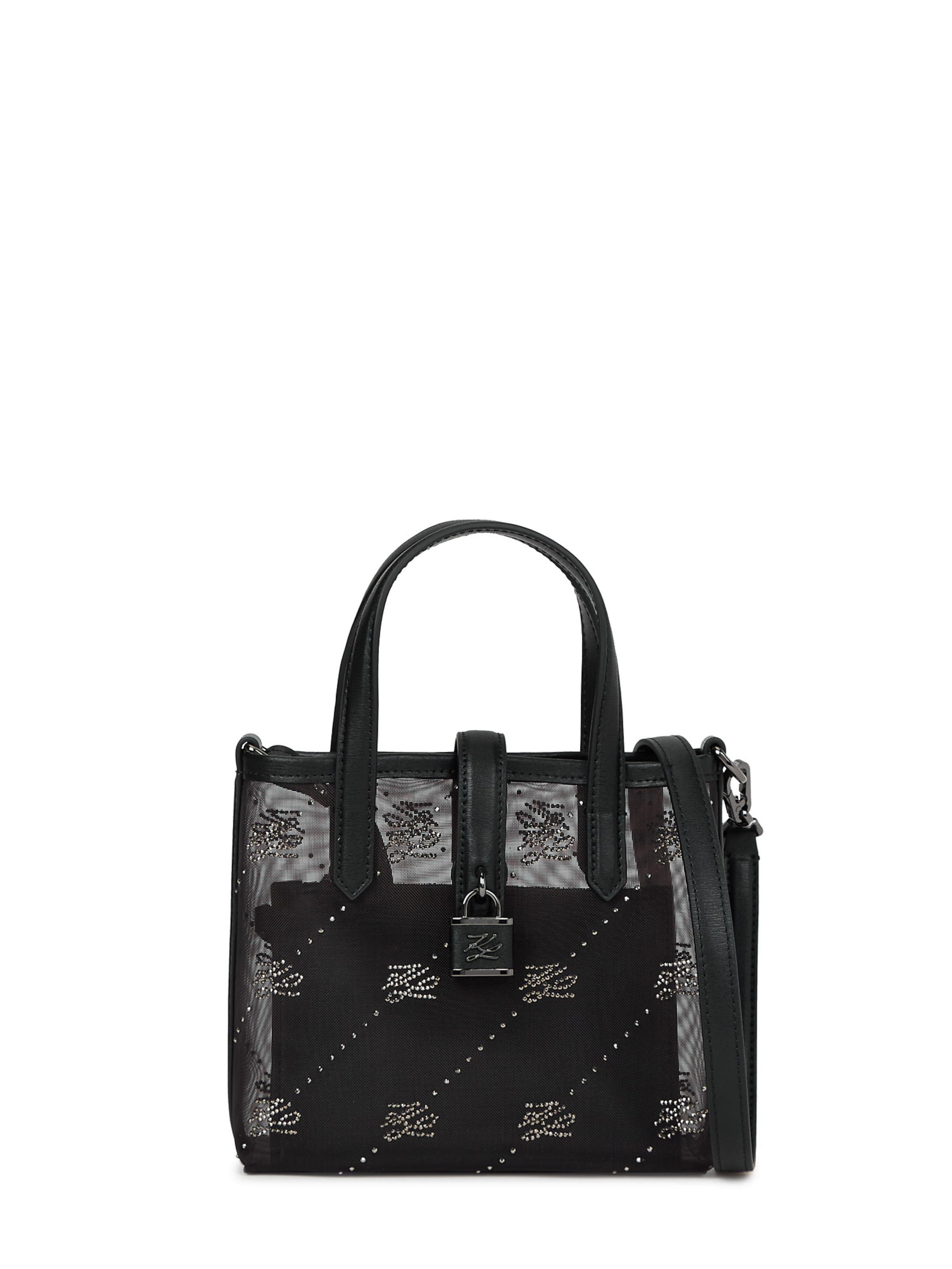 Borsa a mano 'Autograph' Karl Lagerfeld di colore nero / argento, Visualizzazione prodotti