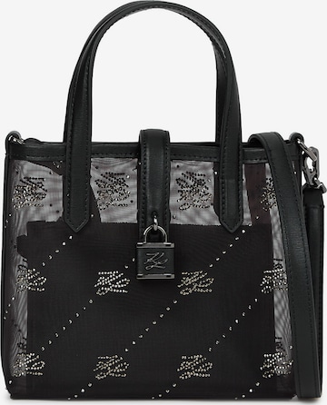juoda Karl Lagerfeld Rankinė 'Autograph': priekis