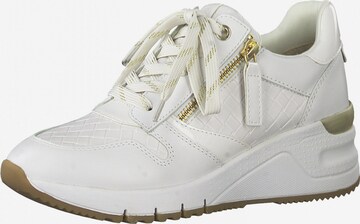 TAMARIS Sneakers laag in Wit: voorkant