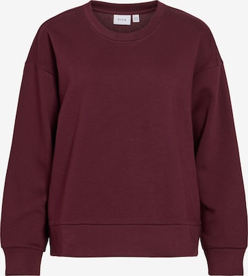 VILA Sweatshirt 'VIVera' in Rood: voorkant