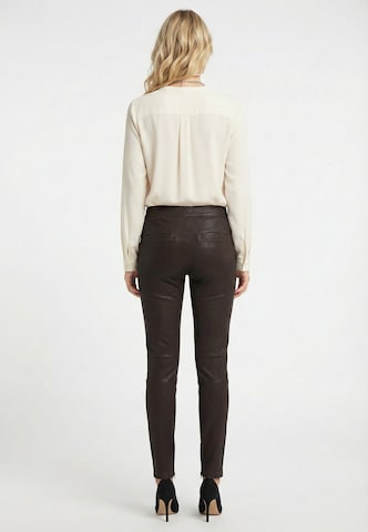 Felix Hardy Skinny Fit Панталон в кафяво