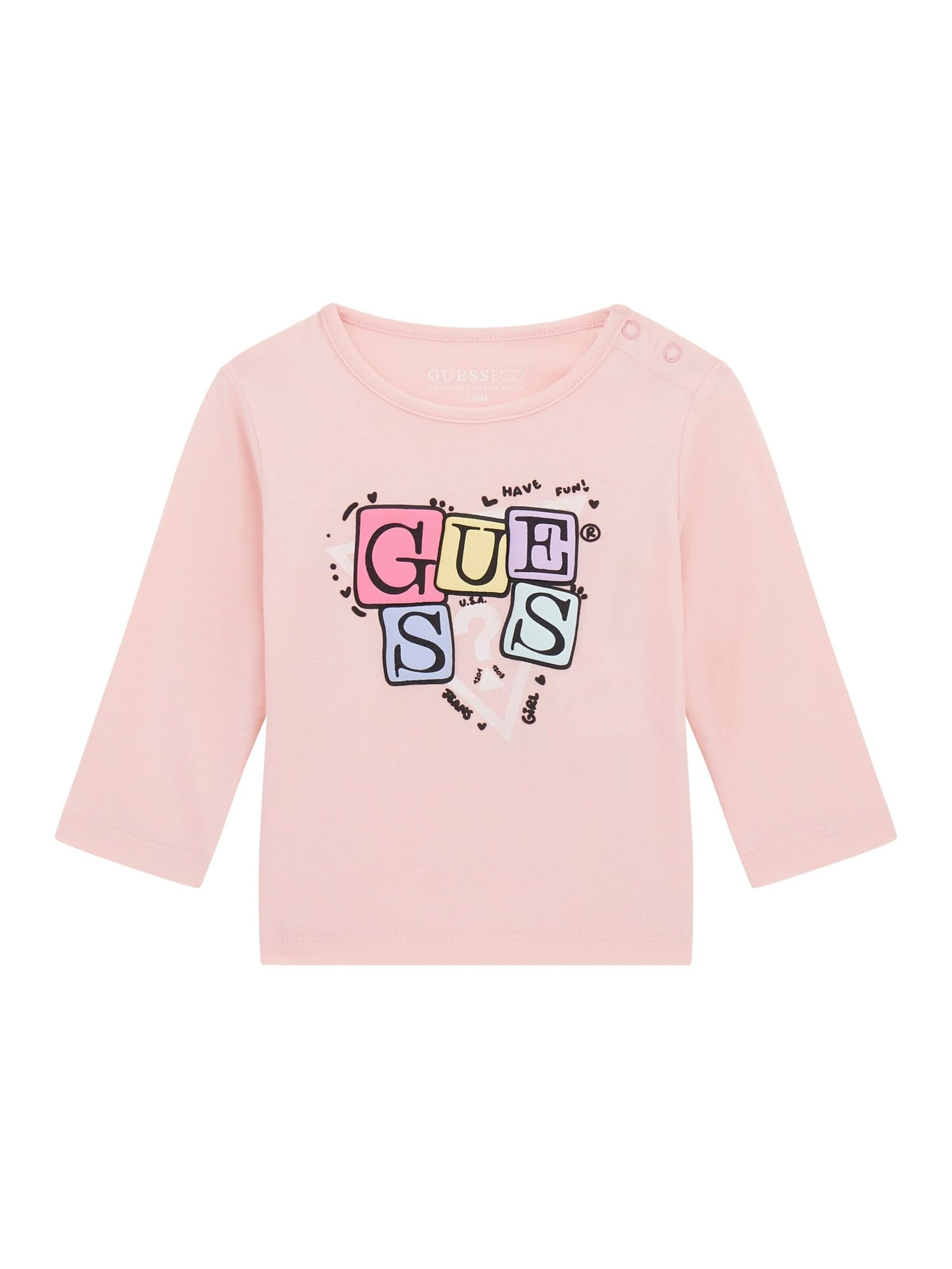 GUESS Shirt in Pink: front