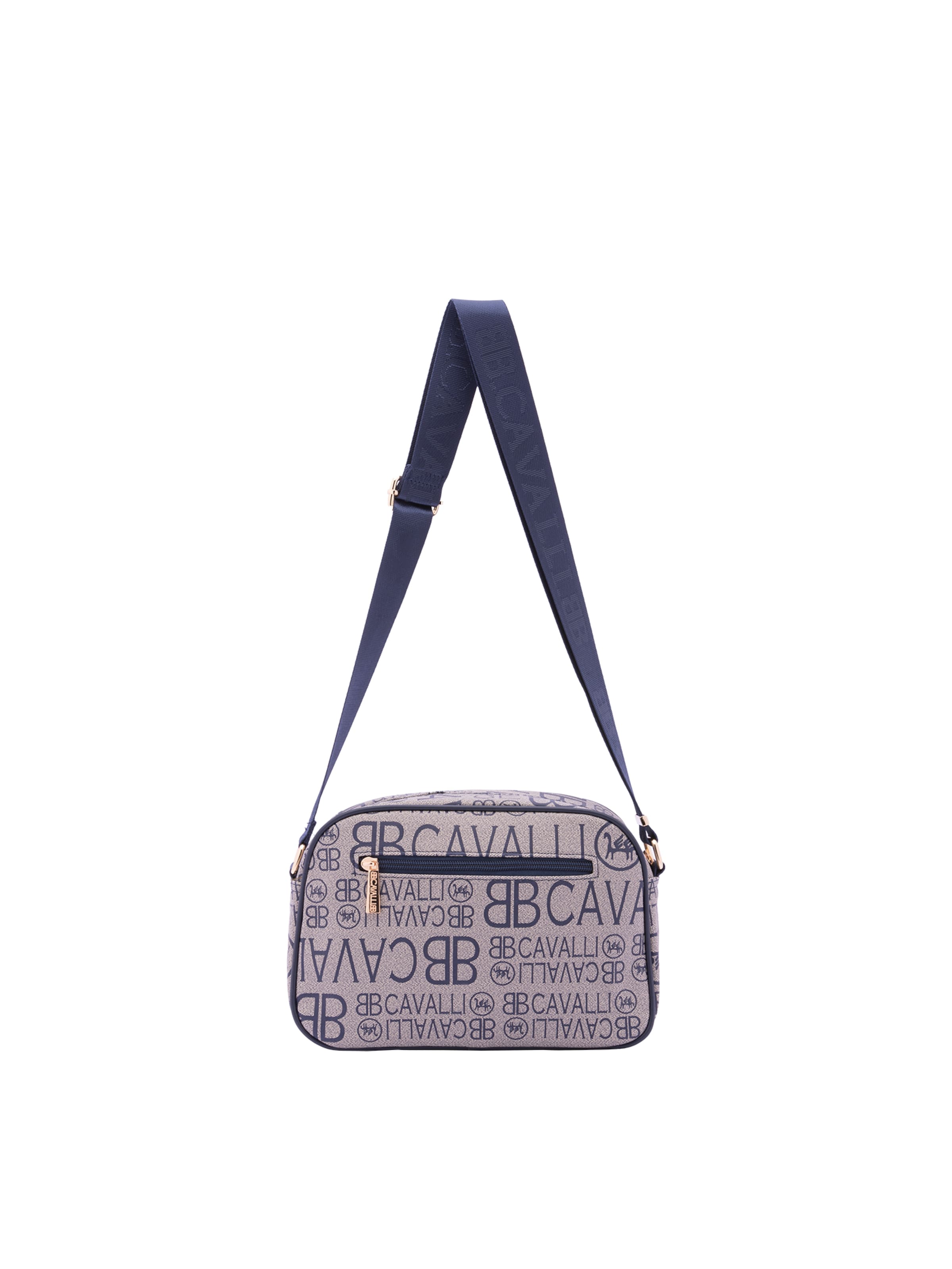 Borsa a tracolla 'Borsa a Tracolla B Cavalli Donna con Zip e Tasche Regolabile Ecopelle' di B. Cavalli in blu