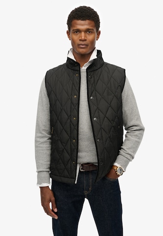 Superdry Bodywarmer 'Estate' in Zwart: voorkant