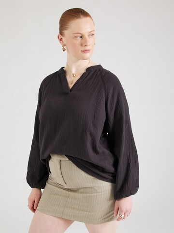 ONLY Carmakoma Blouse 'THYRA' in Grey: front