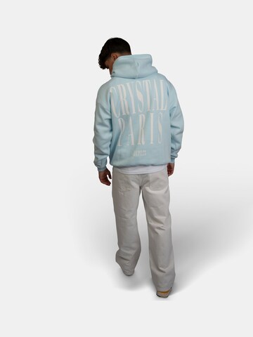 Crystal Paris Sweatshirt 'Face' in Blue