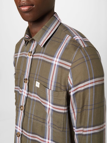 FYNCH-HATTON Regular fit Button Up Shirt in Brown