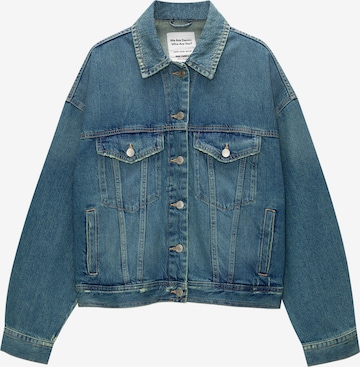 Pull&Bear Between-Season Jacket in Blue: front