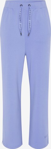 Jette Sport Pants in Blue: front