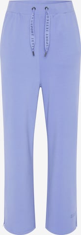 Jette Sport Wide Leg Hose in Blau: predná strana