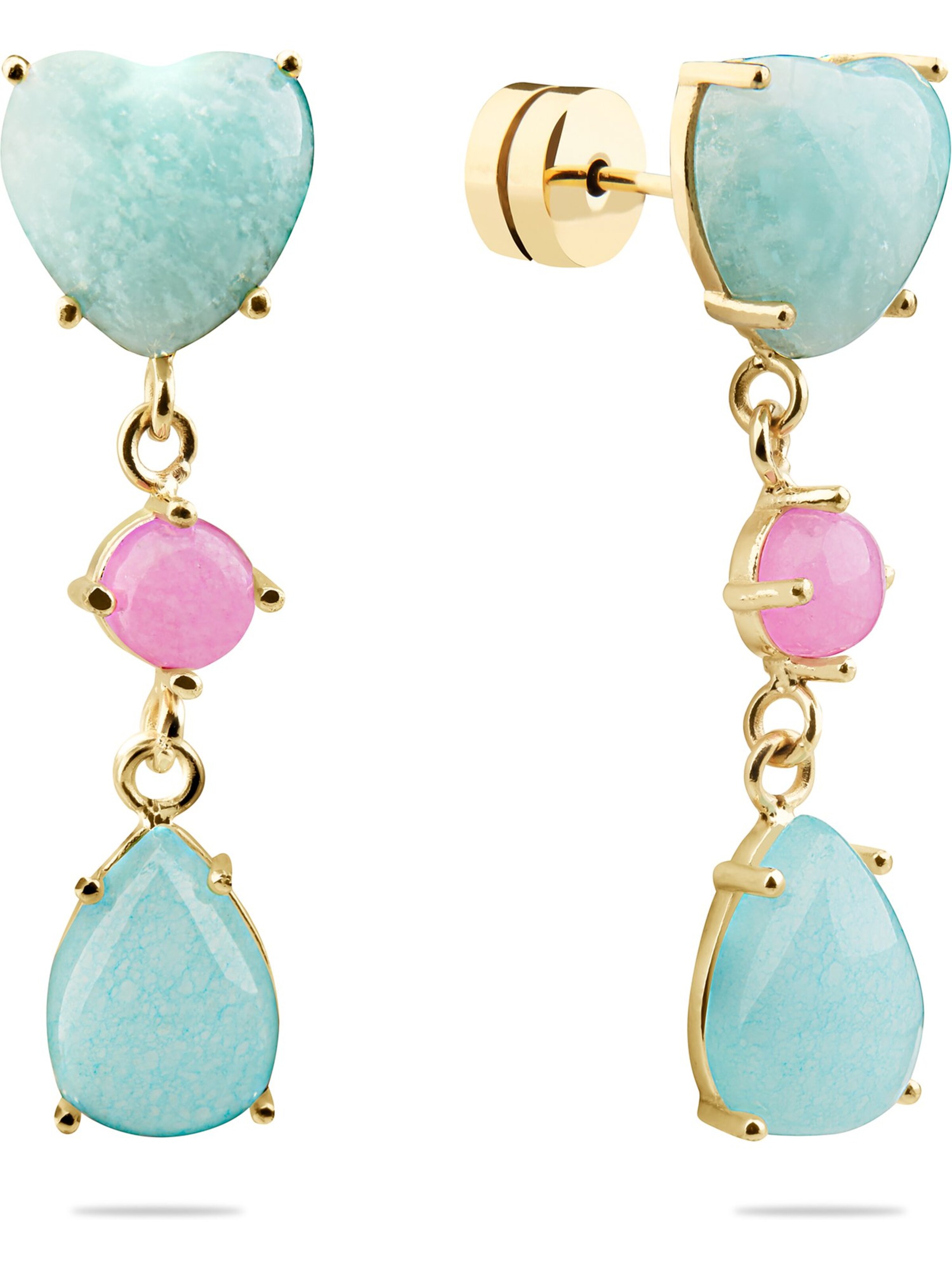 Guido Maria Kretschmer Jewellery Earrings 'Aventurin' in Mixed colors: front