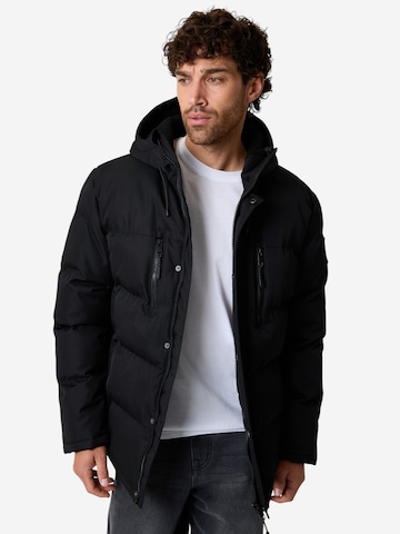 Threadbare Jacke 'Matthew' in Schwarz: Vorderseite