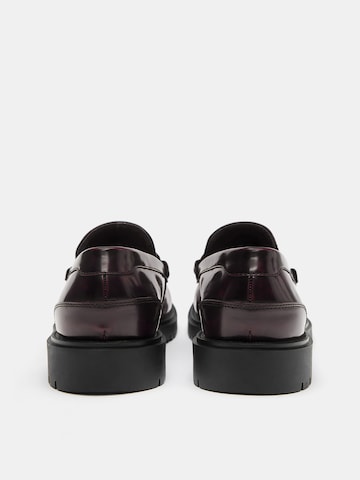 Pull&Bear Mocassins in Rood