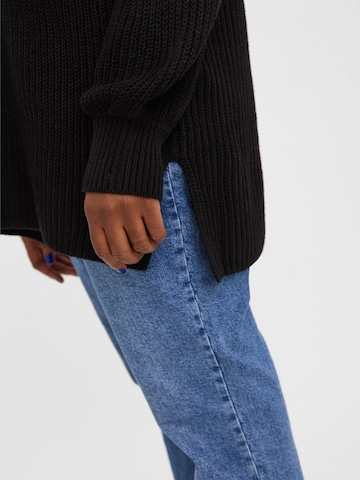 Vero Moda Curve Sweater 'SAYLA' in Black