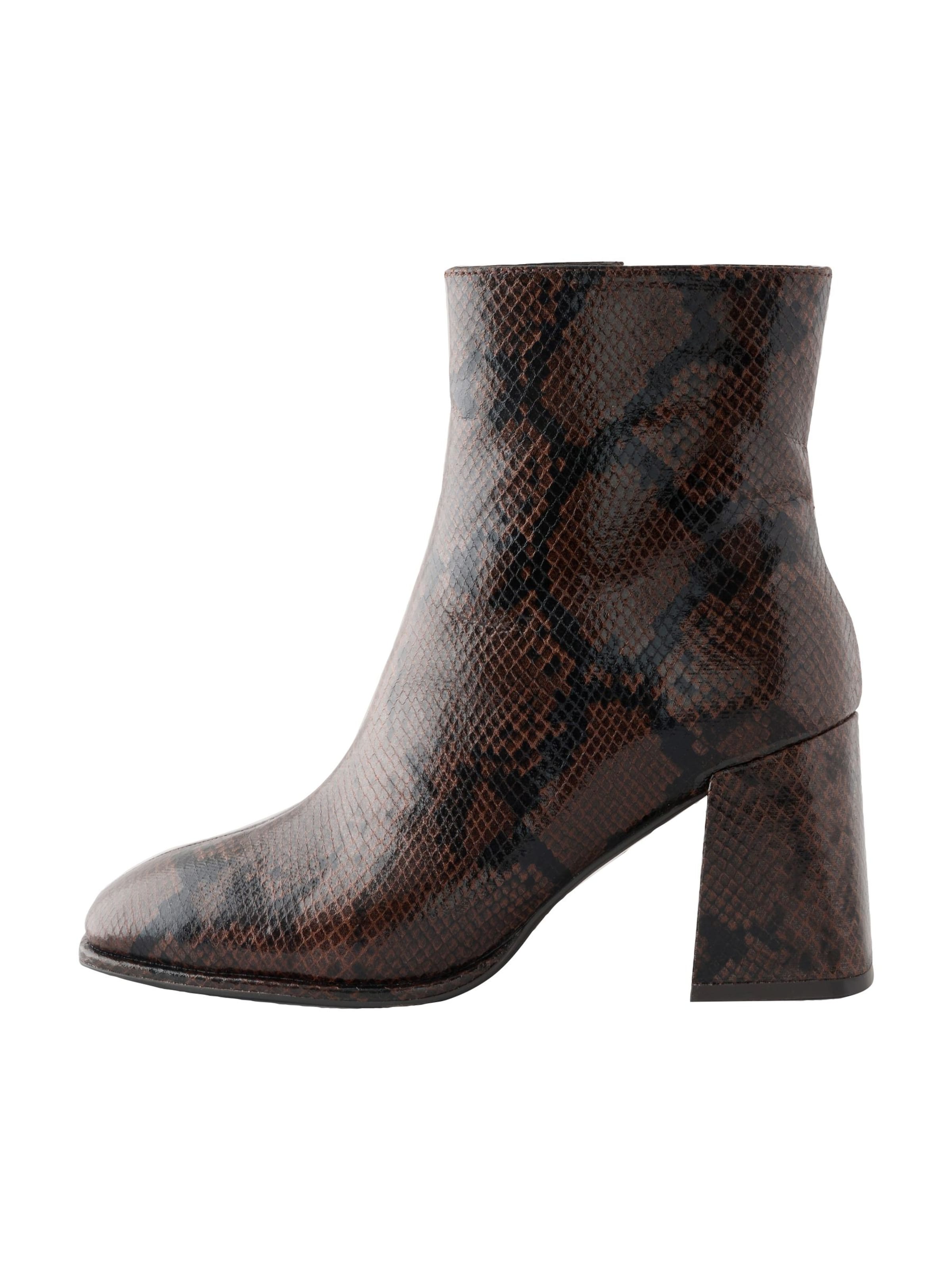 Next Enkellaarsjes 'Forever Comfort' in Bruin: voorkant