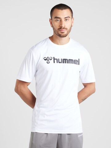 Maglia funzionale di Hummel in bianco: frontale