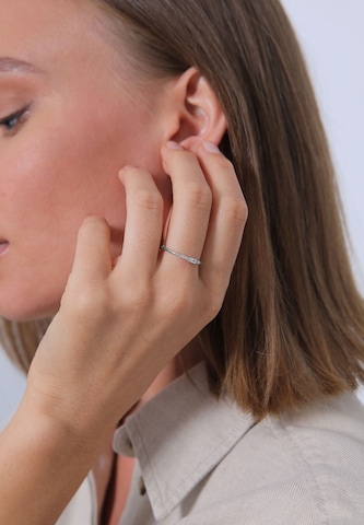 Bague ELLI en argent : devant