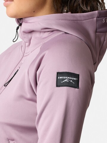 Veste en polaire fonctionnelle 'Lofoten' SWEDEMOUNT en violet