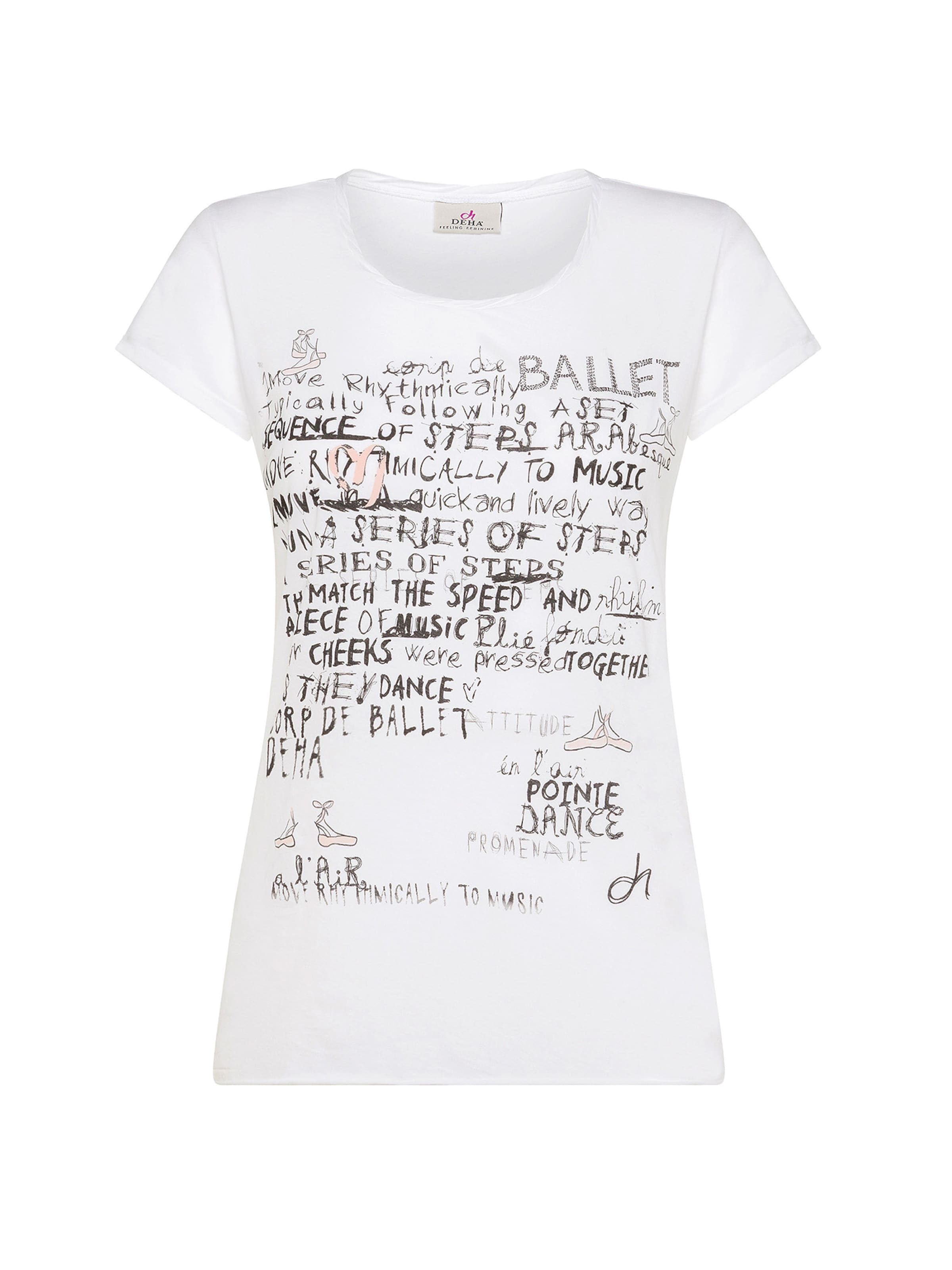 DEHA Performance shirt in White: front