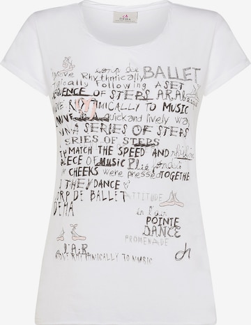 DEHA Performance shirt in White: front